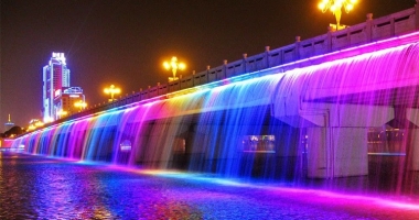 Niesamowity most fontanna - Banpo Bridge