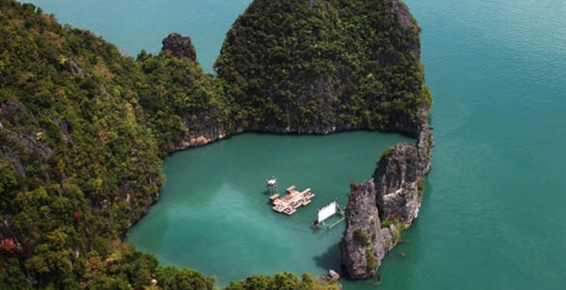 Pływające kino - Tajlandia